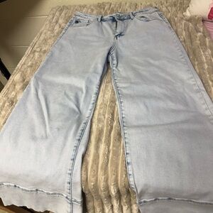 Essentials Light Blue Flare Jeans